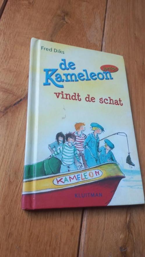 Kameleon Jr- De Kameleon Vindt De Schat - zgan, Boeken, Kinderboeken | Jeugd | onder 10 jaar, Zo goed als nieuw, Fictie algemeen