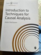 Introduction to tecniques for causal analysis, Ophalen of Verzenden, Beta, Zo goed als nieuw, WO