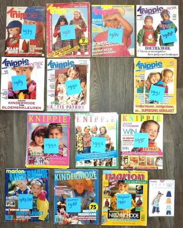 KNIPPIE + MARION KINDERMODE RETRO/VINTAGE 1979-1997 beschikbaar voor biedingen