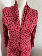 King Louie maat L rode bloemen Emmy jurk, Kleding | Dames, Maat 42/44 (L), Ophalen of Verzenden, Zo goed als nieuw, Knielengte