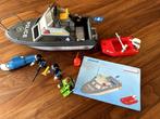 Playmobil politieboot 4429, Kinderen en Baby's, Speelgoed | Playmobil, Complete set, Gebruikt, Ophalen of Verzenden