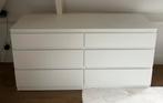 IKEA KULLEN Chest of Drawers – White, 6 Drawers, Ophalen, Kunststof, Gebruikt, 50 tot 100 cm