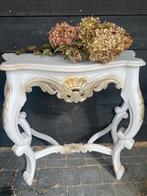 Sidetable, wandtafel , Brocante, Huis en Inrichting, Tafels | Sidetables, Ophalen, Overige materialen, Gebruikt, 25 tot 50 cm