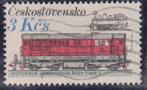 Tsjechoslowakije 1986 Locomotieven trein, Ophalen of Verzenden, Gestempeld, Treinen