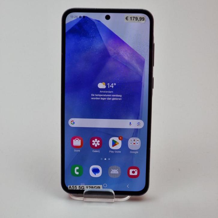 Samsung Galaxy A55 5G 128GB Black, Telecommunicatie, Mobiele telefoons | Samsung, Gebruikt