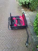 Fietswagen compleet met oranje Vlag, Fietsen en Brommers, Fietsaccessoires | Aanhangers en Karren, Ophalen, Opvouwbaar, Bagagekar