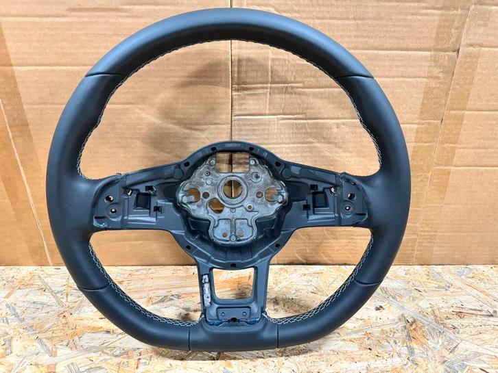 NIEUW ! GOLF 7 stuur met witte stiksel GOLF 7.5 Stuurwiel, Auto-onderdelen, Besturing, Volkswagen, Nieuw, Ophalen of Verzenden