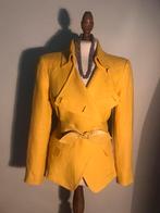 MAX MARA JASJE 100% LINNEN OKER, Maat 38/40 (M), Verzenden, Geel, MAX MARA