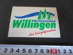 sticker Duitsland Hochsauerland Willingen  Freizeitparadies*, Ophalen, Zo goed als nieuw, Bedrijf of Vereniging