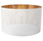 NYMÖ Lampenkap IKEA - Wit 59 cm (zo goed als nieuw), Huis en Inrichting, Lampen | Lampenkappen, Ophalen, Wit, Rond, Zo goed als nieuw