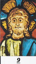 B9 prentje jezus meditatie -, Ophalen of Verzenden, Zo goed als nieuw, Kaart of Prent