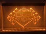 Harley davidson reclame neon bord reclamebord lamp mancave 2, Ophalen of Verzenden, Nieuw, Reclamebord
