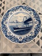 Delfts blauw bord Rotterdam scheepvaart, Ophalen