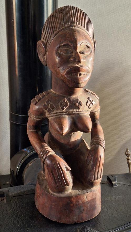 Yombe Congo Beeld Sculptuur Afrikaans etnografica tribaal, Antiek en Kunst, Kunst | Niet-Westerse kunst, Ophalen