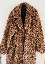 Bontjas panterprint fake fur luipaard jas nepbont nieuw L, Maat 52/54 (L), Carnaval, Nieuw, Ophalen of Verzenden