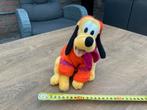Zgan Disney Pluto knuffel truitje muts sjaal pluche 20cm, Ophalen of Verzenden, Knuffel, Goofy of Pluto, Zo goed als nieuw