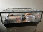 Hamsterkooi en uitgebreide toebehoren, Dieren en Toebehoren, Kooi, Zo goed als nieuw, Ophalen, Minder dan 60 cm
