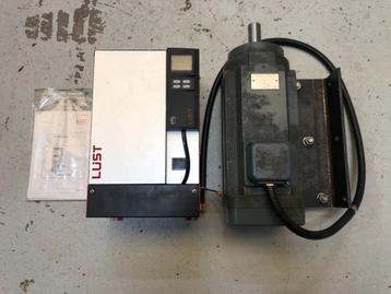 Hoogtoerige 5 kW elektromotor + 5,5 kW frequentieregelaar beschikbaar voor biedingen