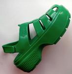 Groene Crocs Plateau Sandalen, Zo goed als nieuw, Crocs, Groen, Sandalen of Muiltjes