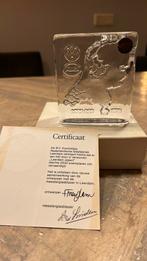 Royal Leerdam Kristalunie VW/Audi Presse-papier 1979, Antiek en Kunst, Antiek | Glas en Kristal, Ophalen of Verzenden