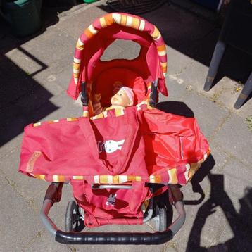 Nijntje rode poppenwagen beschikbaar voor biedingen