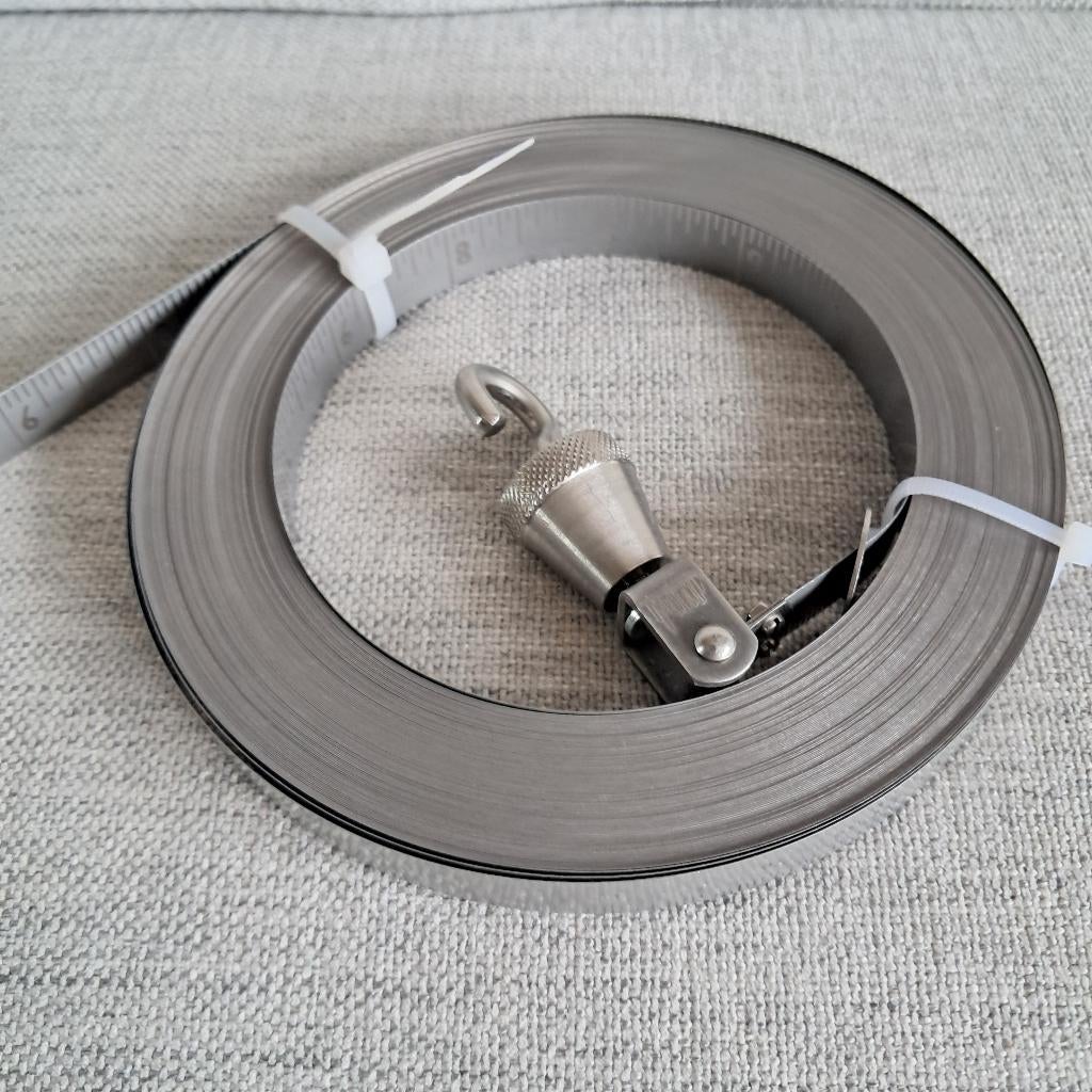 Navulling landmeter rolmaat rvs 35 meter, Doe-het-zelf en Verbouw, Gereedschap | Handgereedschap, -, -, Ophalen of Verzenden, Zo goed als nieuw