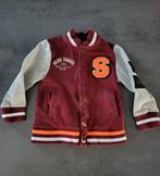 Skurk baseball vest jack jacket maat 92 bordeaux grijs, Kinderen en Baby's, Skurk, Trui of Vest, Ophalen of Verzenden, Zo goed als nieuw