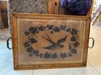 Oud dienblad: vogel, zwaluw, Antiek en Kunst, Ophalen