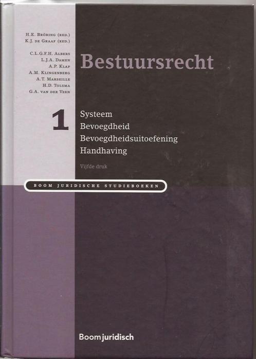 Bestuursrecht deel 1, Boeken, Studieboeken en Cursussen, Zo goed als nieuw, HBO, Alpha, Ophalen of Verzenden