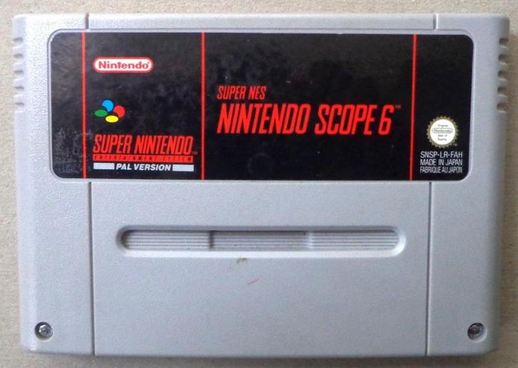 Scope 6 voor de Europese Super Nintendo, Spelcomputers en Games, Games | Nintendo Super NES, Gebruikt, Ophalen of Verzenden