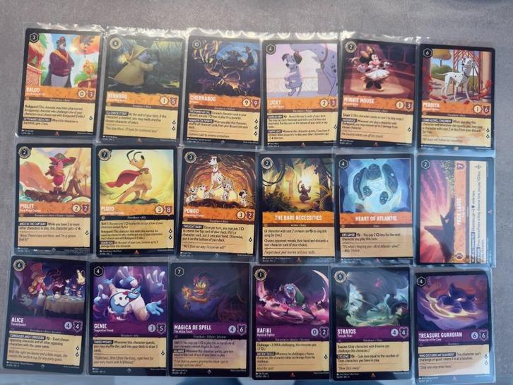 Lorcana Into The Inklands NonFoil/Foil, Verzamelen, Disney, Nieuw, Plaatje of Poster, Overige figuren, Ophalen of Verzenden