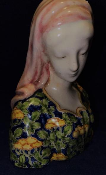 ANGELO MINGHETTI, Bologna. "Madonna", realizzata in ceramica beschikbaar voor biedingen