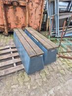 Betonnen picknick banken - Afzet banken, Tuin en Terras, Ophalen, Gebruikt, Rechthoekig, Hout