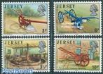 Kavel 442 Jersey 1975 Landbouwwerktuigen serie., Postzegels en Munten, Postzegels | Europa | UK, Verzenden, Postfris