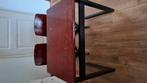 School tafel en 2  stoeltjes. Vintage., Huis en Inrichting, Tafels | Bijzettafels, Ophalen, Gebruikt, Rechthoekig, 75 cm of meer