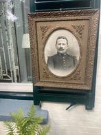 Oude geheel gave brocante fotolijst, Ophalen of Verzenden