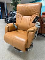 Prominent sta op stoel relax fauteuil veel exta opties, Huis en Inrichting, Fauteuils, Verzenden, Gebruikt, Leer