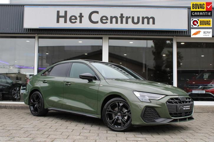 Audi A3 Limousine 35TFSI 150PK Automaat S-Line / Panoramadak, Auto's, Audi, Bedrijf, Te koop, A3, Achteruitrijcamera, Airbags