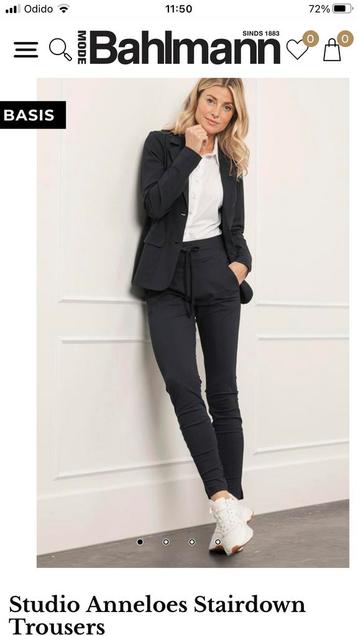 Studio Anneloes Stairdown Broek Blauw nieuw! M beschikbaar voor biedingen