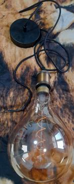 Moderne Plafond Hanglamp, Ophalen of Verzenden, Zo goed als nieuw, Glas, Modern