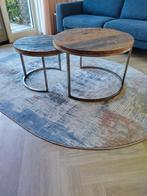 Twee mooie salontafels, Ophalen, 50 tot 100 cm, Rond, 50 tot 100 cm