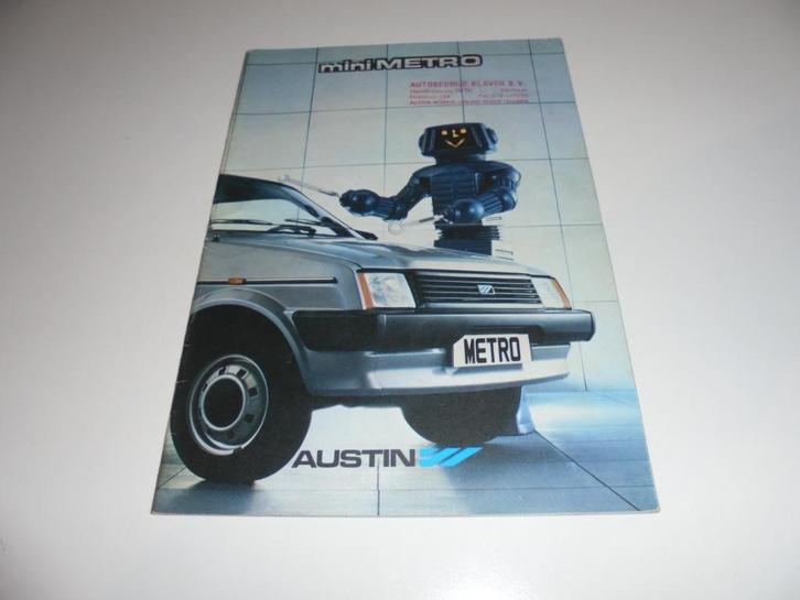 brochure Austin Mini Metro, Boeken, Auto's | Folders en Tijdschriften, Gelezen, Overige merken, Verzenden
