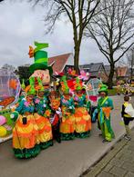 Fleurige grote loopgroep, Kleding | Dames, Carnavalskleding en Feestkleding, Ophalen, Zo goed als nieuw