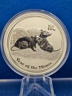 (10348) AUSTRALIA LUNAR II MOUSE 2008 ONE OUNCE, Ophalen of Verzenden, Losse munt, Zilver
