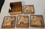 Onderzetters Nijmegen van gelaagd hout, Ophalen of Verzenden, Zo goed als nieuw, Glas of Kopje