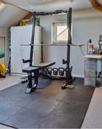 Rubberen sport fitness puzzel tegel 50x50 1cm dik 6m2, Ophalen, Zo goed als nieuw