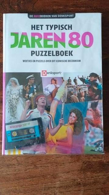 Jaren 80 puzzelboek beschikbaar voor biedingen