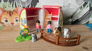 PLAYMOBIL 1.2.3 Mijn meeneem manege - 70180 beschikbaar voor biedingen