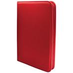 Ultra Pro - Vivid 9-Pocket Zippered PRO-Binder Rood, Ophalen of Verzenden, Nieuw, Boek of Catalogus