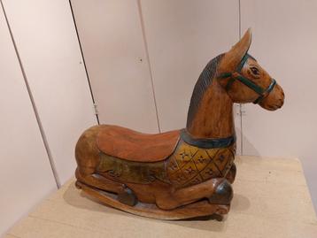 Vintage Houten Hobbelpaard beschikbaar voor biedingen